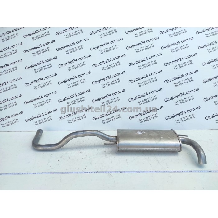 Глушник Сеат Ібіца (Seat Ibiza) 96-99 1.0-1.9 (23.62) Polmostrow алюмінізований