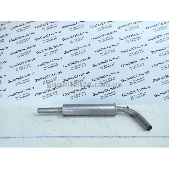 Резонатор Сеат Кордоба (Seat Cordoba)/Сеат Ибица (Seat Ibiza)/Фольксваген Поло (Volkswagen Polo) 1.6i бензин 1997-2002 (23.64) Polmostrow алюминизированный