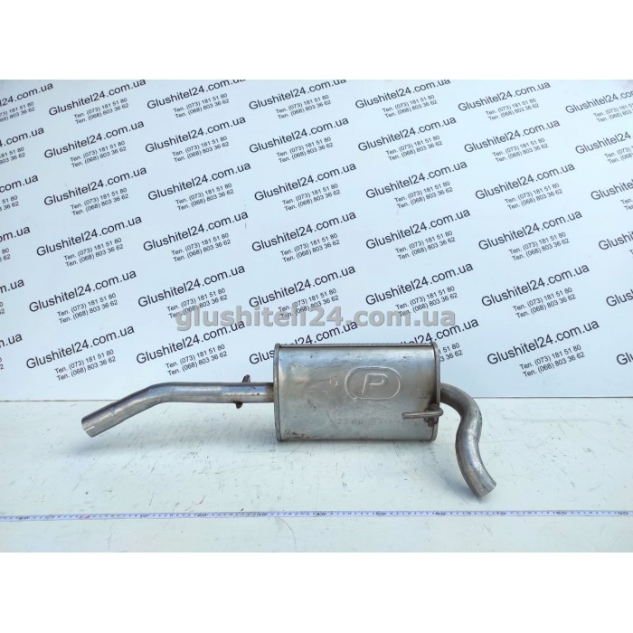 Глушник Сеат Ароса (Seat Arosa)/Фольксваген Лупо (Volkswagen Lupo) 1.0i/1.4i 1997-2005 (23.68) Polmostrow алюмінізований