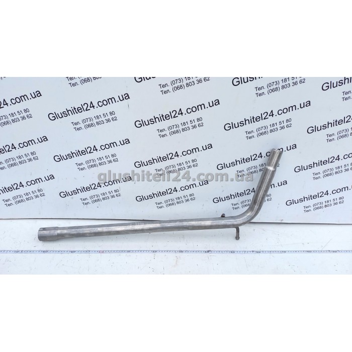 Труба проміжна Сеат Ібіца (Seat Ibiza)/Шкода Фабія (Skoda Fabia)/Фольксваген Поло (Volkswagen Polo) 1.2i -12V 2005-2014 (23.82) Polmostrow алюмінізована