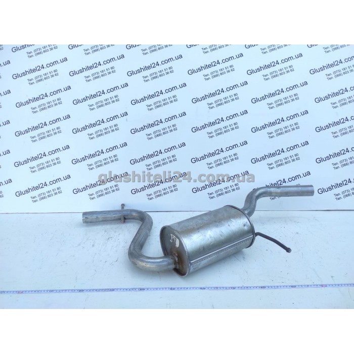 Глушник Шкода Октавія (SKODA OCTAVIA)/ Фольксваген Джета 5 (Jetta 5) 1.6 FSI 2004-2008 (24.08) Polmostrow алюмінізований