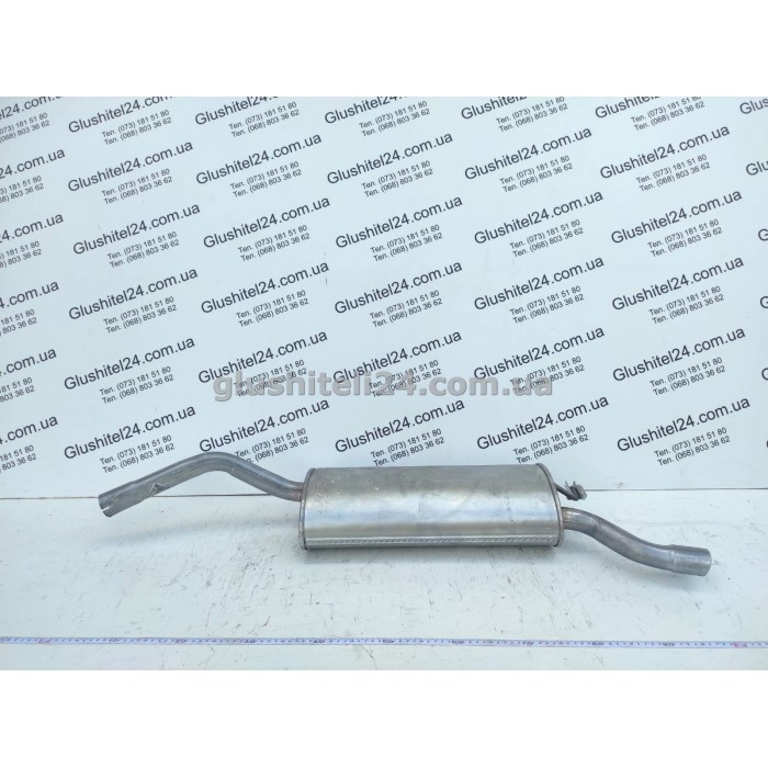 Глушитель Шкода Фелиция (Skoda Felicia) 1.3i хэтчбек 1993-2001 (24.10) Polmostrow алюминизированный