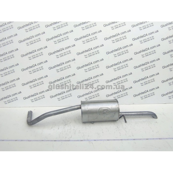 Глушник Шкода Фабія (Skoda Fabia) 1.2 універсал 2005-2014 (24.13) Polmostrow алюмінізований