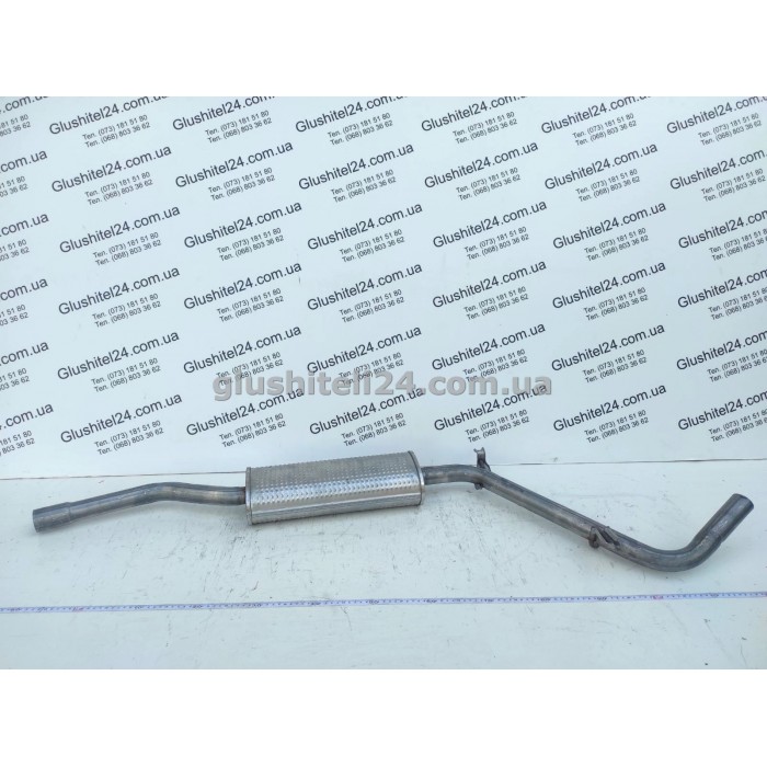 Резонатор Шкода Феліція (Skoda Felicia) 1.6 інжектор хетчбек/універсал 1994-2001 (24.17) Polmostrow алюмінізований