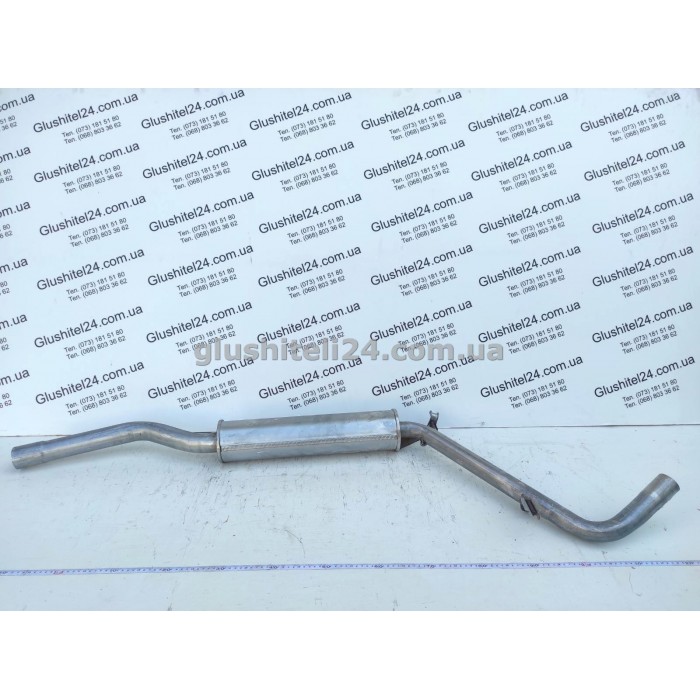 Резонатор Шкода Феліція (Skoda Felicia)/Фольксваген Кадді (Volkswagen Caddy) 1.9D kat 94- (24.21) Polmostrow алюмінізований