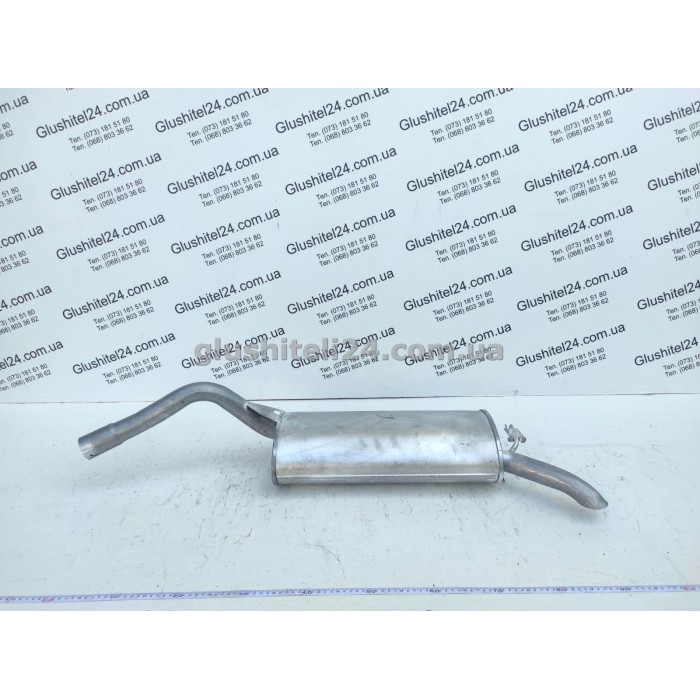 Глушник Шкода Феліція (Skoda Felicia) 1.9D хетчбек 1994-2001 (24.22) Polmostrow алюмінізований