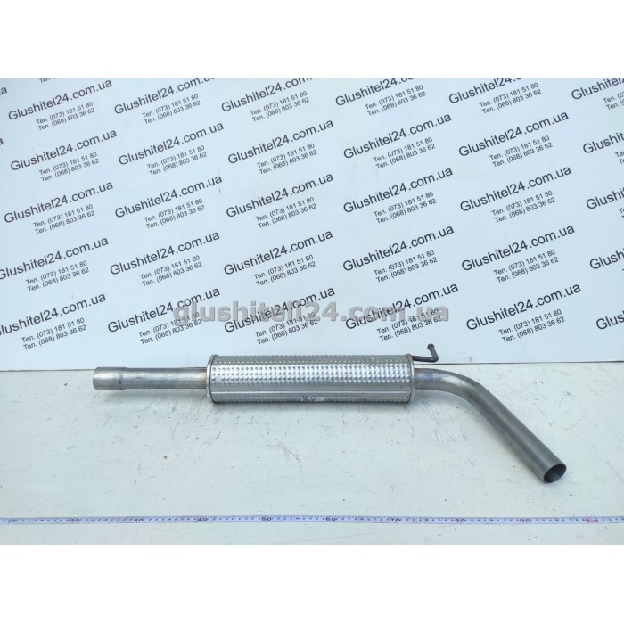 Резонатор Шкода Фабія (Skoda Fabia Mk1)/Сеат Кордоба (Seat Cordoba)/Фольксваген Поло (Volkswagen Polo)/Сеат Ібіца (Seat Ibiza) 1.4i 16V 1999-2009 (24.34) Polmostrow алюмінізований