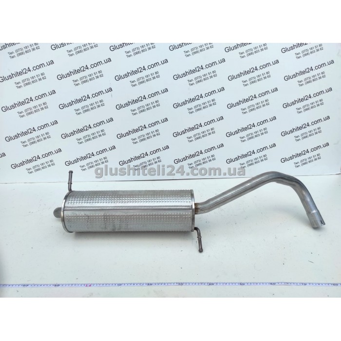 Глушник Шкода Фабія Mk1 (Skoda Fabia Mk1)/Фольксваген Поло (Volkswagen Polo)/Сеат Ібіца (Seat Ibiza) 1.4 хетчбек/седан 2001-2009 (24.35) Polmostrow алюмінізований