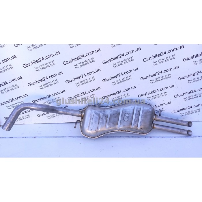 Глушник Шкода Октавія (Skoda Octavia)/Сеат Толедо (Seat Toledo)/Фольксваген Бора (Volkswagen Bora)/Фольксваген Гольф 4 (Volkswagen Golf IV) 1.9DTi 1996 - (24.37) Polmostrow алюмінізований