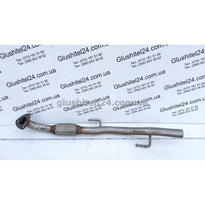 Труба приемная Сеат Кордоба/Ибица/Шкода Фабиа/Фольксваген Поло (Seat Cordoba/Ibiza/ Skoda Fabia Mk2/ VW Polo) 1.4/1.6 2006-2014 (24.46) Polmostrow алюминизированная