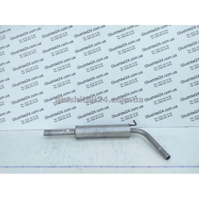 Резонатор Шкода Фабія (Skoda Fabia Mk1)/Фольксваген Поло (Volkswagen Polo)/Сеат Ібіца (Seat Ibiza) 1.2 хетчбек/седан/універсал 2001-2007 (24.47) Polmostrow алюмінізований