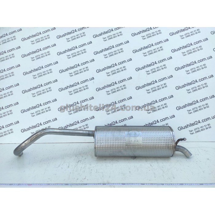 Глушник Шкода Фабія (Skoda Fabia Mk1)/Фольксваген Поло (Volkswagen Polo)/Сеат Ібіца (Seat Ibiza) 1.2 хетчбек/седан 2001-2007 (24.48) Polmostrow алюмінізований