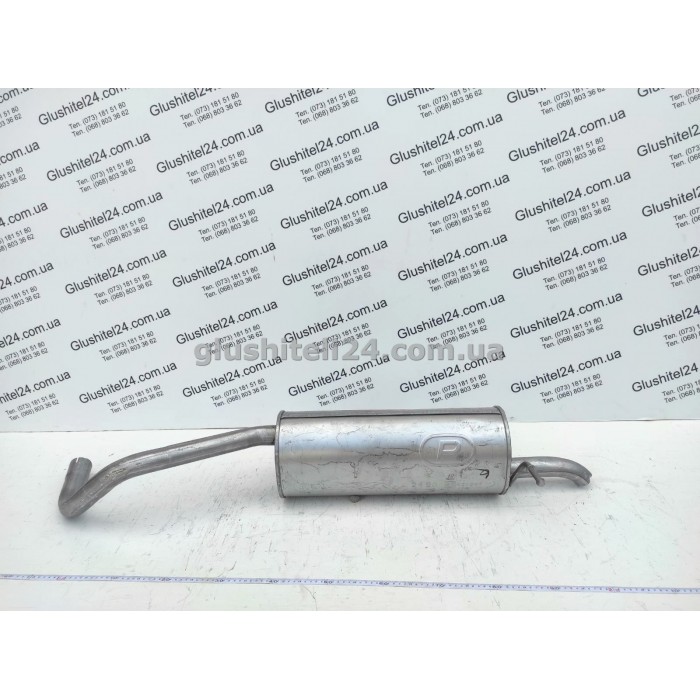 Глушник Шкода Фабія Mk2 (Skoda Fabia Mk2) 1.4i універсал 2010 - 2014 (24.53) Polmostrow алюмінізований