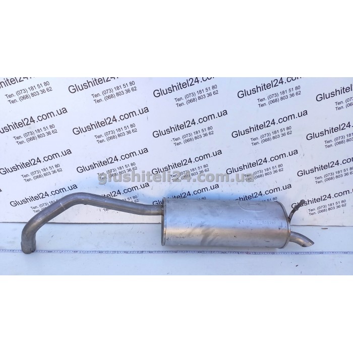 Глушник Шкода Фабія (Skoda Fabia) четчбек/Сеат Ібіца (Seat Ibiza) 1.4/1.6 16V 2009-2014 (24.75) Polmostrow алюмінізований