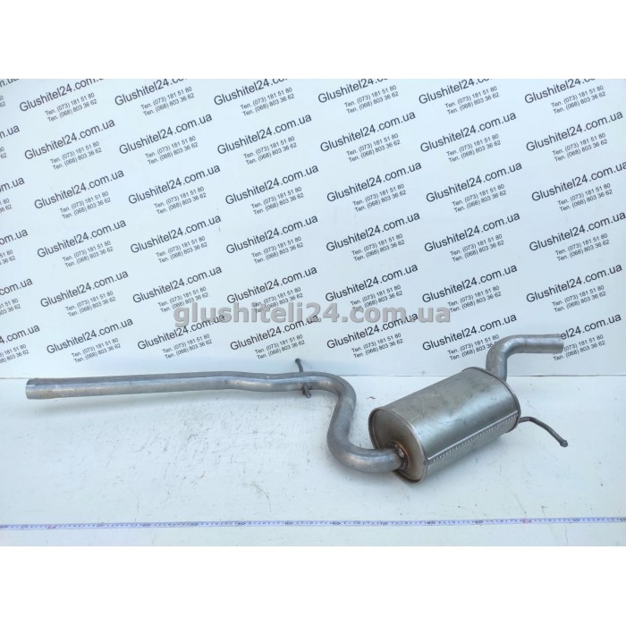 Резонатор Шкода Октавиа (SKODA OCTAVIA)/ Фольксваген Гольф 5 (Golf V)/ Фольксваген Джета 5 (Jetta 5) 2.0 TDi турбо дизель (24.82) Polmostrow алюминизированный