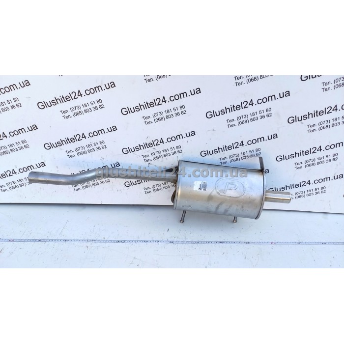 Глушник Сузукі Свіфт (Suzuki Swift) 1.0/1.3 1988-2005 (25.02) Polmostrow алюмінізований