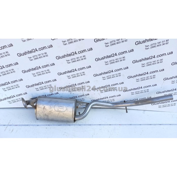 Глушник Сузукі Ігніс (Suzuki Ignis) 1.3/1.5i 04 - (25.52) Polmostrow алюмінізований