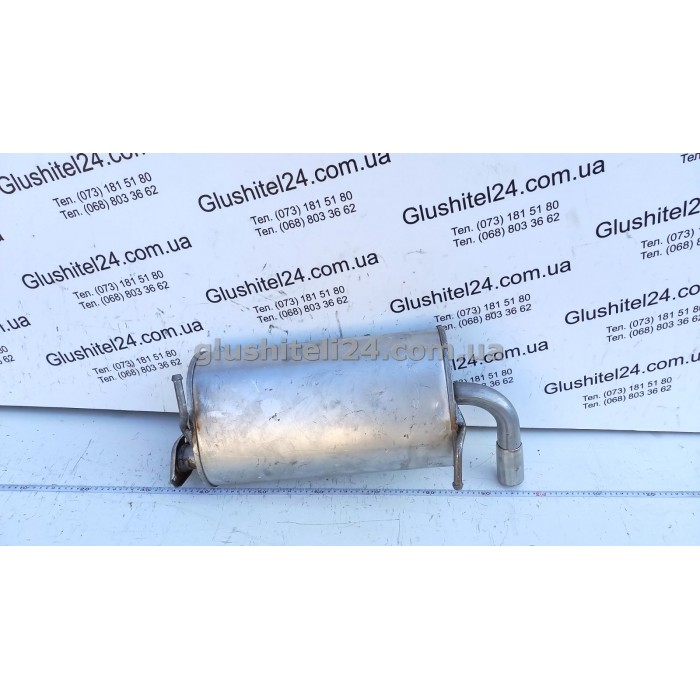 Глушник Сузукі Джимни (Suzuki Jimny) 1.3 1998-2004 (25.55) Polmostrow алюмінізований