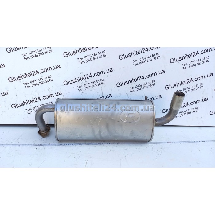 Глушник Сузукі Джиммі (Suzuki Jimny) 1.3 2000- (25.58) Polmostrow алюмінізований