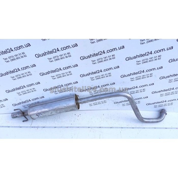 Резонатор Тойота Яріс Версо (Toyota Yaris Verso) 1.3/1.5 16V 1999-2002 (26.09) Polmostrow алюмінізований