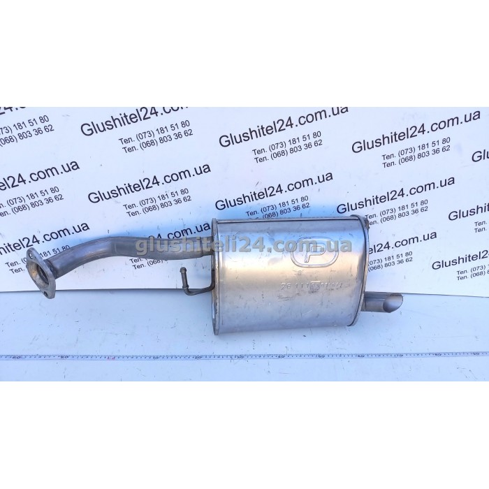 Глушник Тойота Корола E120 (Toyota Corolla E120) 1.4/1.6 2001-2007 (26.111) Polmostrow алюмінізований