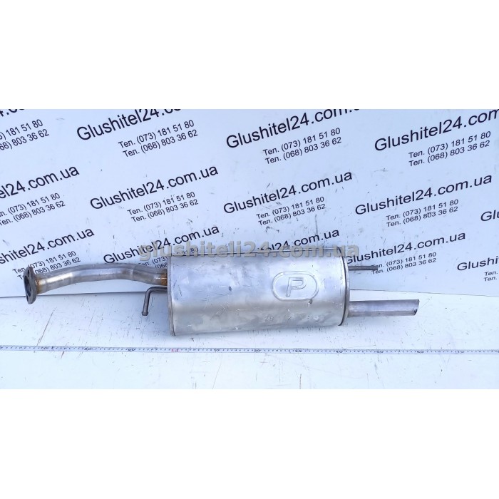 Глушник Тойота Королла (Toyota Corolla) ліфтбек/седан 1.3/1.6 1983-1987 (26.112) Polmostrow алюмінізований