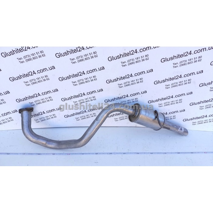 Труба кінцева Тойота Ленд Крузер 100 (Toyota Land Cruiser 100) 4.0 16V 2003- (26.18) Polmostrow алюмінізована