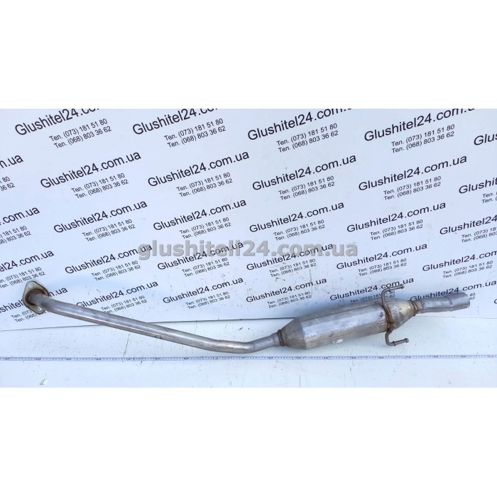 Резонатор ремонтний Тойота Королла E120 (Toyota Corolla) 1.4/1.6 седан/універсал 2001-2004 (26.24) Polmostrow алюмінізований