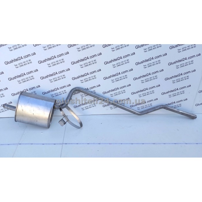 Глушник Тойота Королла E100 (Toyota Corolla E100) 1.6 kat 1997-1999 (26.281) Polmostrow алюмінізований