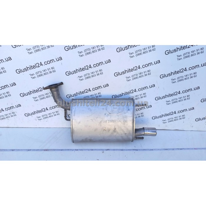 Глушник Тойота Камрі ХВ30/ХВ40 (Toyota Camry XV30/XV40) 2.4 16V 2001-2006/2006-2011 (26.295) Polmostrow алюмінізований