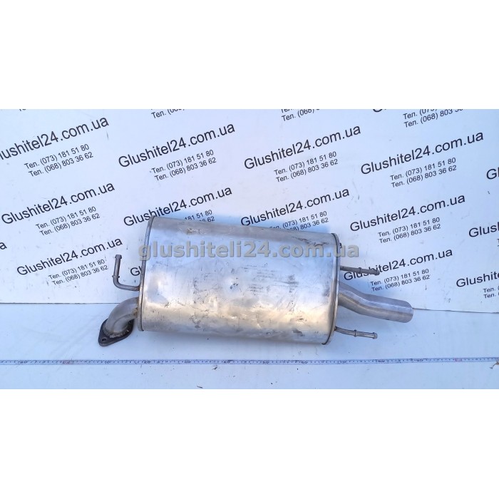 Глушник Тойота Камрі (Toyota Camry) 3.0 V6 2001-2006 (26.320) Polmostrow алюмінізований