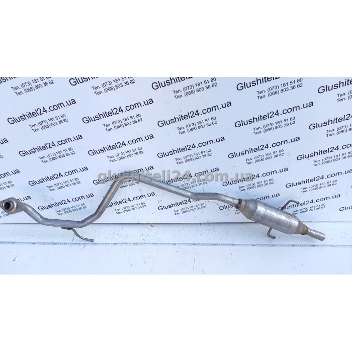 Резонатор Тойота Яріс (Toyota Yaris) 1.0 2005-2012 (26.72) Polmostrow алюмінізований