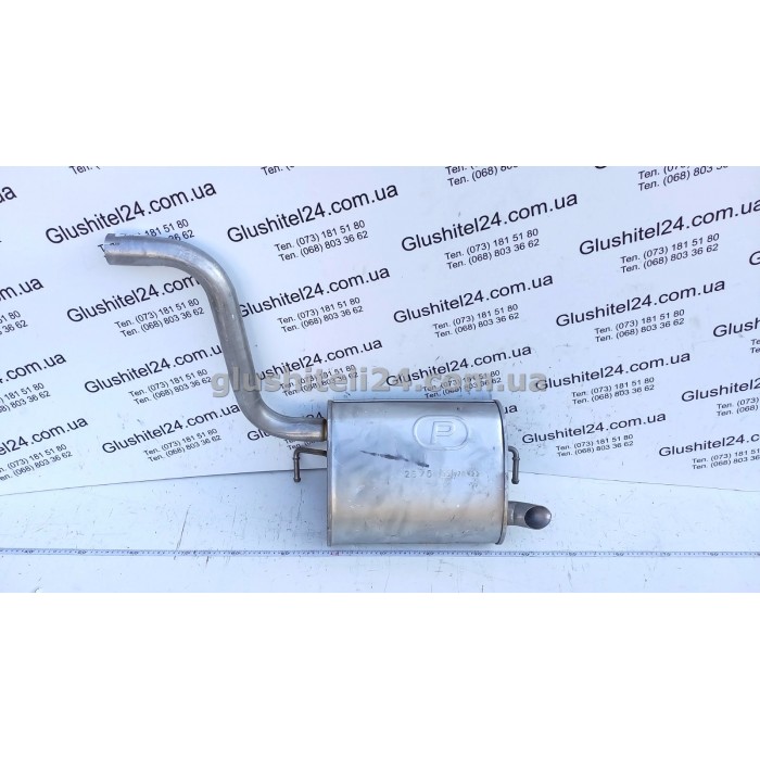 Глушитель Тойота Авенсис T27 (Toyota Avensis) 1.6/1.8/2.0 2009- (26.75) Polmostrow алюминизированный