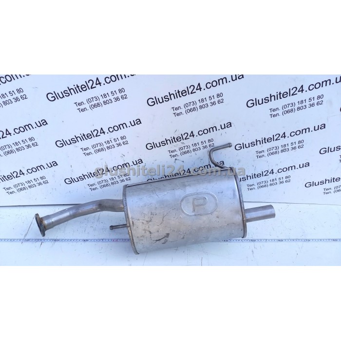 Глушник Тойота Королла Е80 (Toyota Corolla Е80) 1.3/1.6 хетчбек 1983-1987 (26.98) Polmostrow алюмінізований