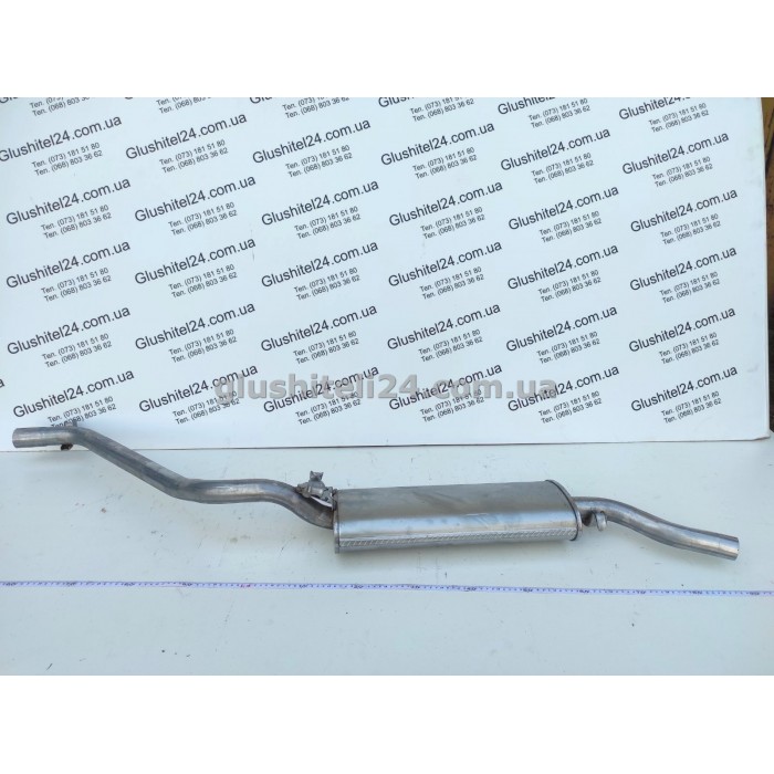 Глушник Фольксваген Гольф 2 (Volkswagen Golf II) 1.1/1.3/1.6 бензин/1.6D 1983-1991 (30.06) Polmostrow алюмінізований