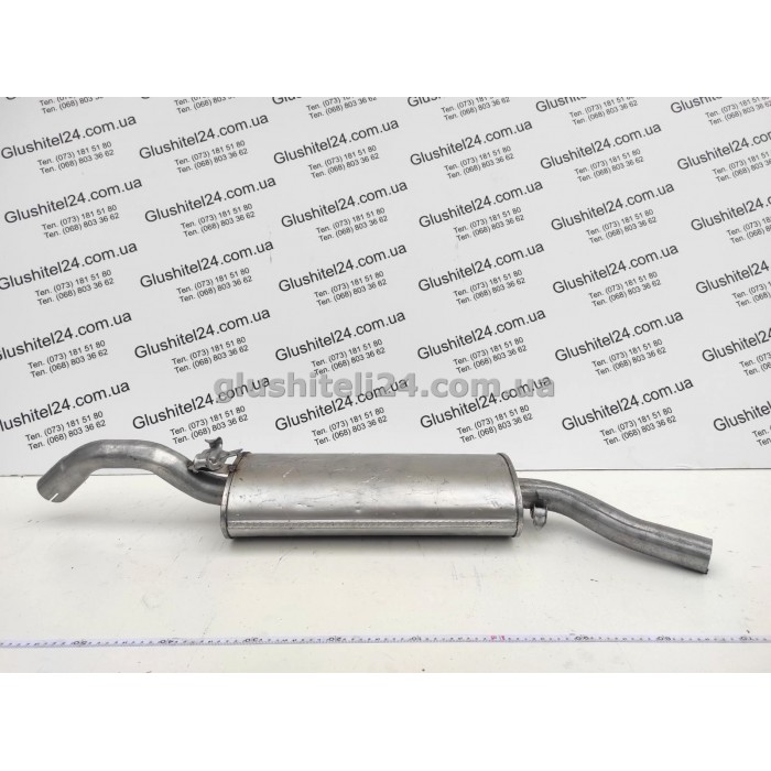 Глушитель задний Фольксваген Гольф 2 (Volkswagen Golf II) 1.8i 1984-1991 (30.07) Polmostrow алюминизированный