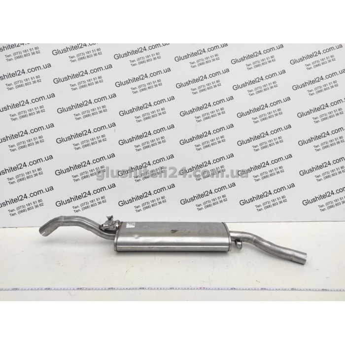 Глушитель задний Фольксваген Гольф 2 (Volkswagen Golf II) 1.1/1.3/1.6 Бензин 1985-1992 (30.09) Polmostrow алюминизированный