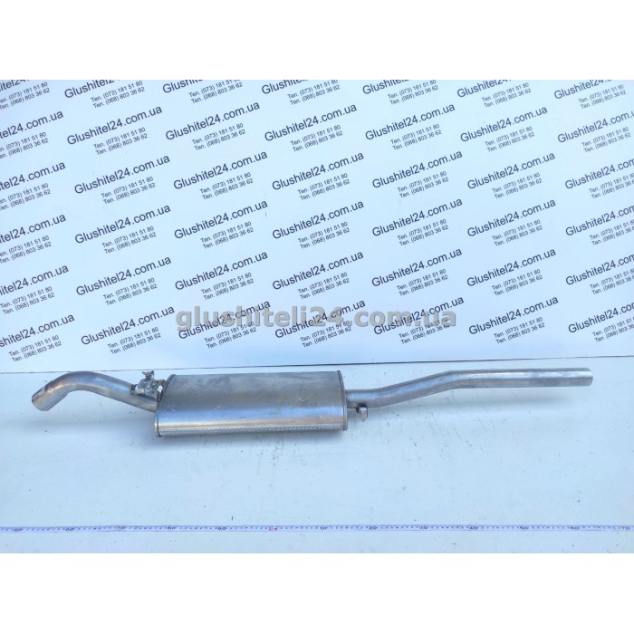 Глушник Фольксваген Джетта 2 (Volkswagen Jetta 2) 1.8/1.8GTI 1984-1991 (30.112) Polmostrow алюмінізований