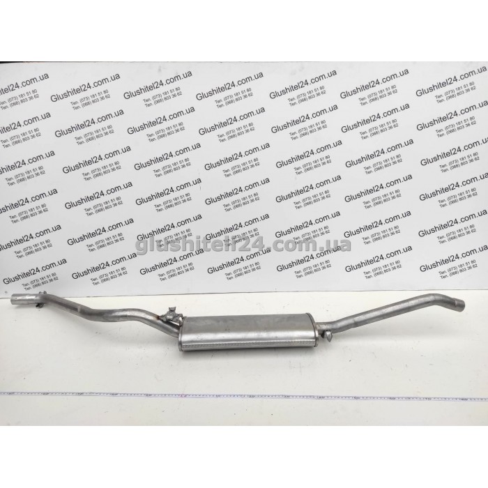 Глушник Фольксваген Джетта 2 (Volkswagen Jetta 2) 1.3/1.6/1.6D 1983-1991 (30.12) Polmostrow алюмінізований