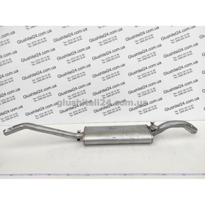 Глушник Фольксваген Джетта 2 (Volkswagen Jetta 2) 1.8 1984-1991 (30.13) Polmostrow алюмінізований