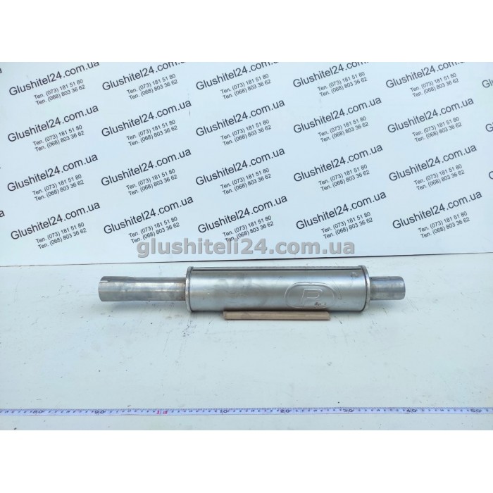 Резонатор Фольксваген Пассат Б4 (Volkswagen Passat B4) 2.0i-16V седан,універсал 94-96/Фольксваген Венто (Volkswagen Vento) 2.8VR6 95-98 (30.136) Polmostrow алюмінізований