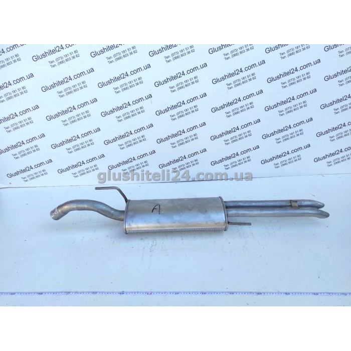 Глушник Фольксваген Пассат Б4 (Volkswagen Passat B4) 1.9TDi kat 1993-1996 (30.141) Polmostrow алюмінізований