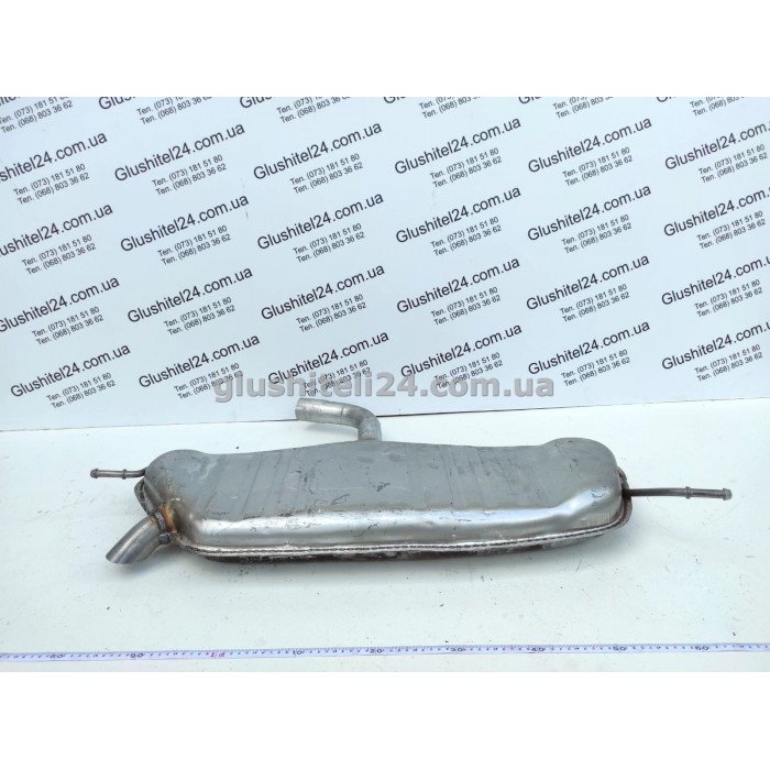 Глушитель Фольксваген Туран (Volkswagen Touran) 1.6 бензин 2003-2010 (30.150) Polmostrow алюминизированный