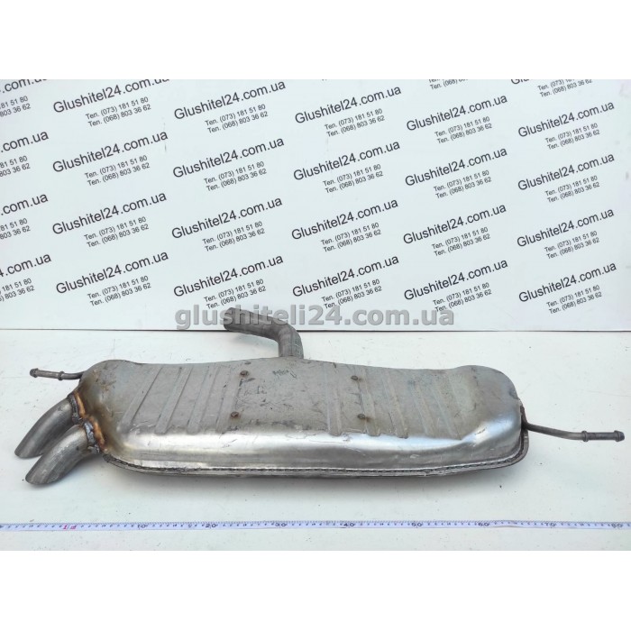 Глушник Фольксваген Туран (Volkswagen Touran) 1.9 TDi/2.0 TDi 2003-2010 (30.153) Polmostrow алюмінізований