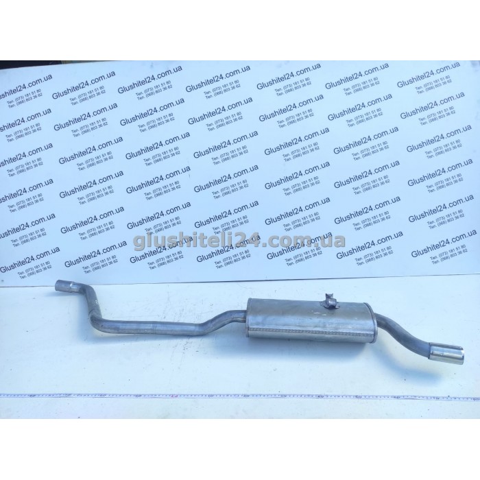 Глушник Фольксваген Поло (Volkswagen Polo) 1.3 G40 1989-1994 (30.155) Polmostrow алюмінізований