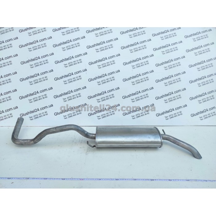 Глушник Фольксваген Поло (Volkswagen Polo) 1.4 седан/універсал 1995-2001 (30.159) Polmostrow алюмінізований