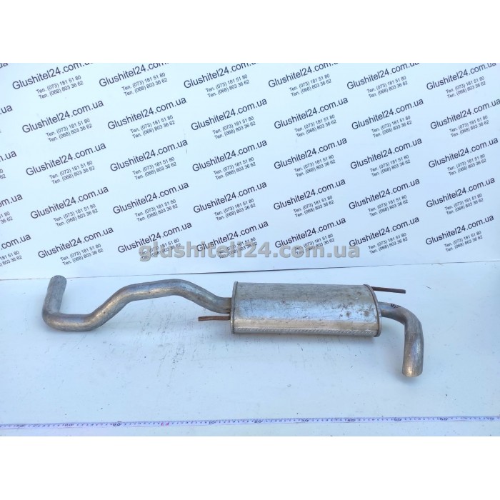 Глушитель Фольксваген Поло (Volkswagen Polo) 1.9D Diesel хэтчбек 1994-1999 (30.163) Polmostrow алюминизированный