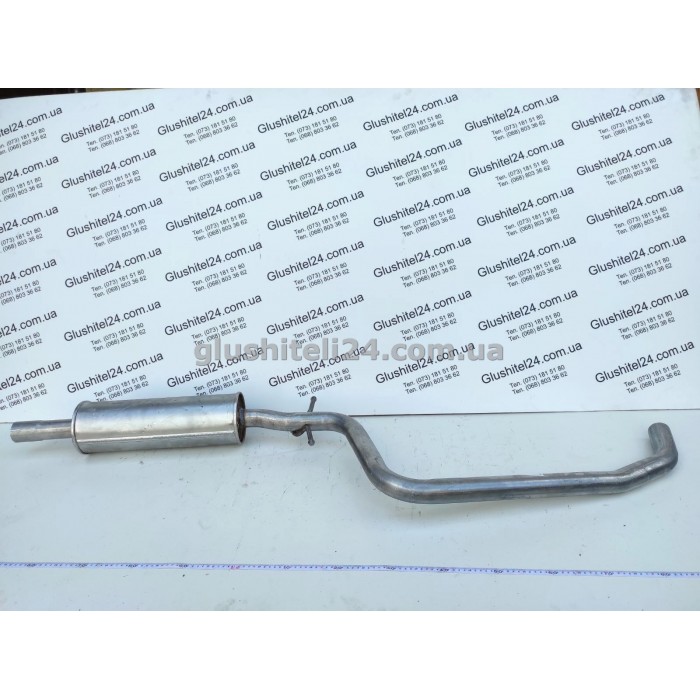 Резонатор Фольксваген Туран (Volkswagen Touran) 1.6 бензин 2003-2010 (30.164) Polmostrow алюминизированный