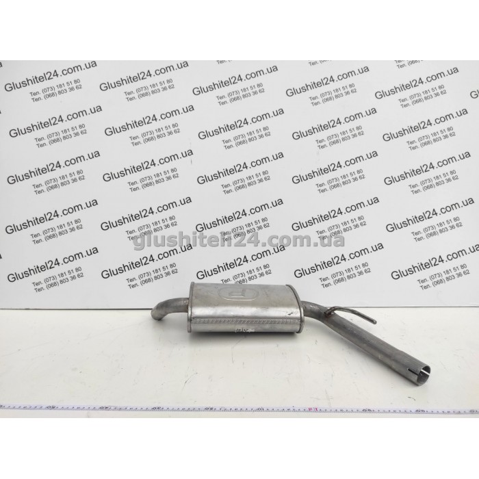 Резонатор Фольксваген Пассат Б3/Б4(Volkswagen Passat B3/B4) 1.6/1.8 бензин/1.9D дизель 1988-1995 (30.17) Polmostrow алюмінізований