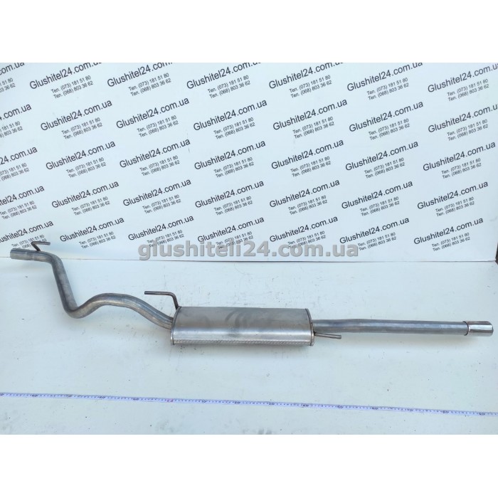 Глушник Фольксваген Венто (Volkswagen Vento) 1.4/1.6/1.8/1.9D 1991-1999 (30.181) Polmostrow алюмінізований